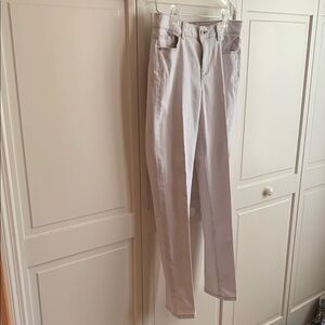 Off white stretch denim jeans